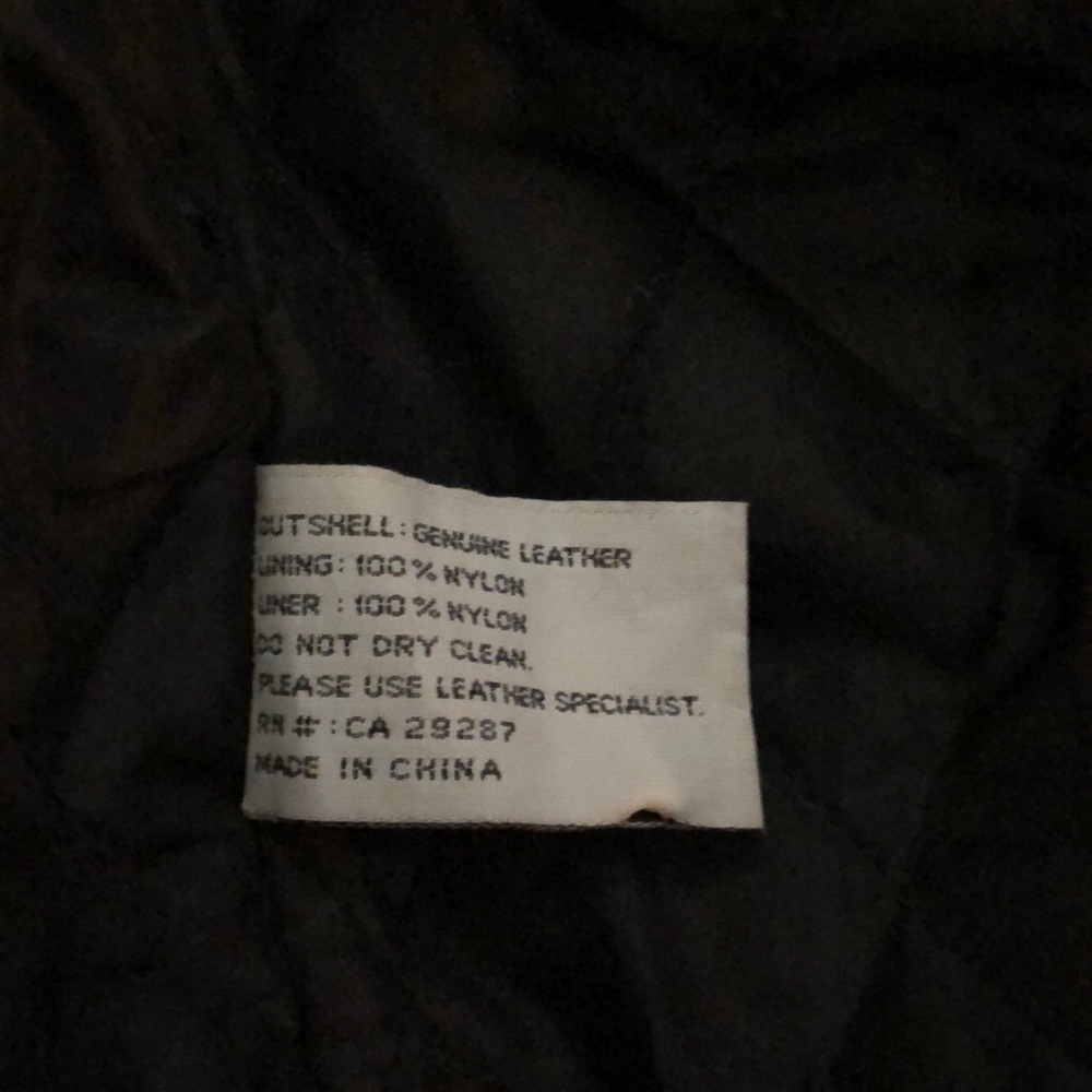 42 Joe Rocket Motorcycle Leather Jacket Black - Picture 16 of 16